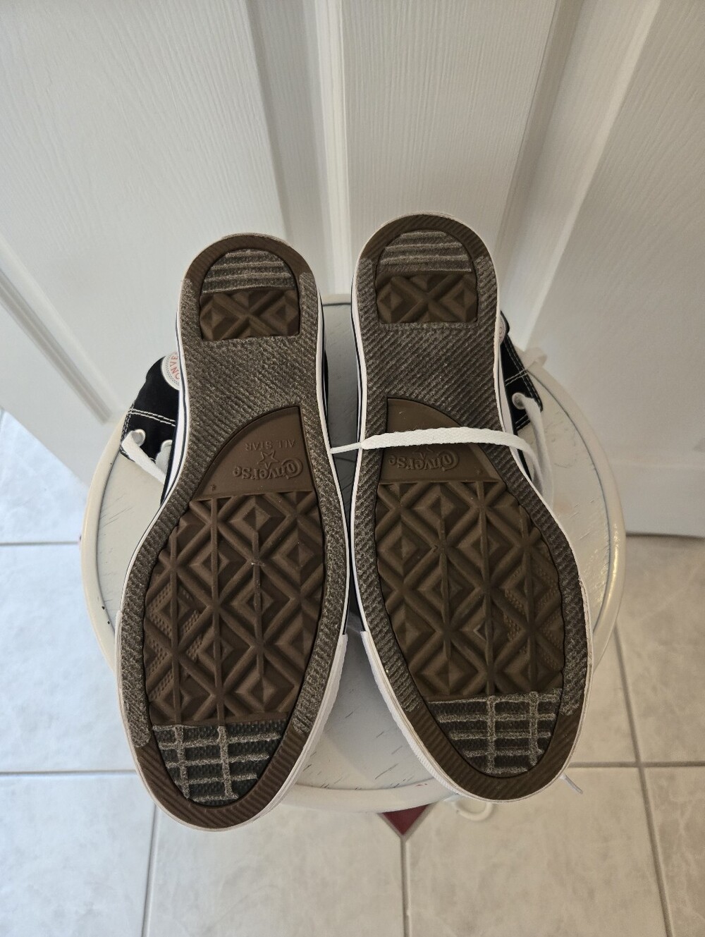 Black Converse High Top Sneakers 10 - Picture 6 of 6